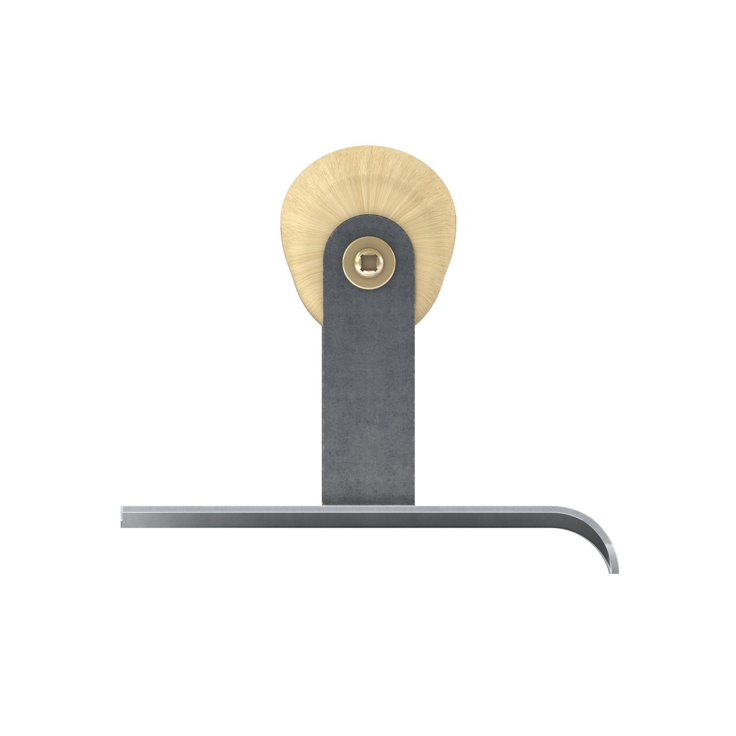 Bon Tool Curved End Concrete Edger - Wood Wave Handle