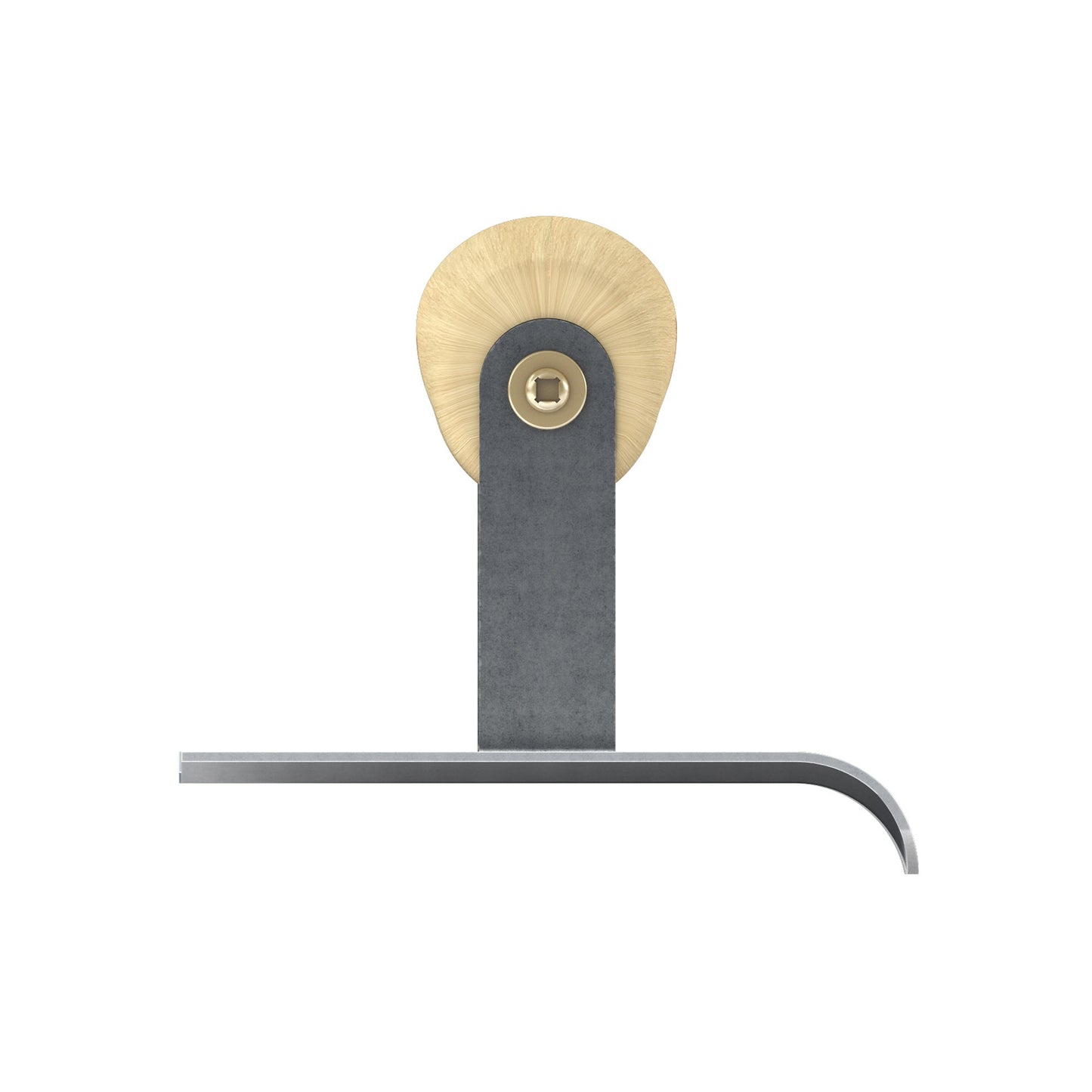 Bon Tool Curved End Concrete Edger - Wood Wave Handle