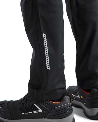 Blaklader 1448 Industry Stretch Kneepad Trousers Black/Red