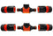 Cost Wise Snap On Male-Male In Line Valve Kit Black/Orange