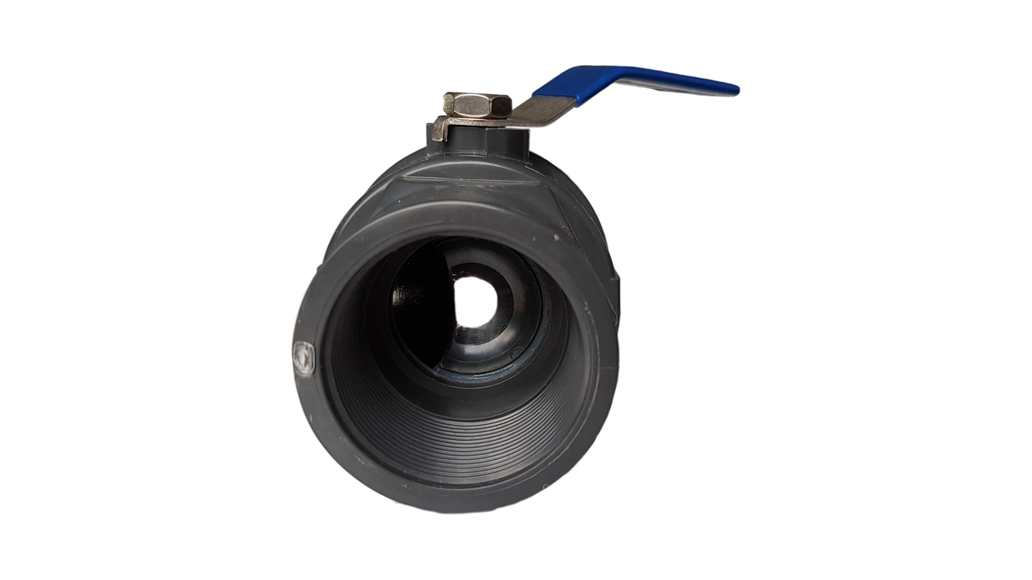 PP 1.5" BSPF Stopcock with Stainless Steel Ball Valve and Handle