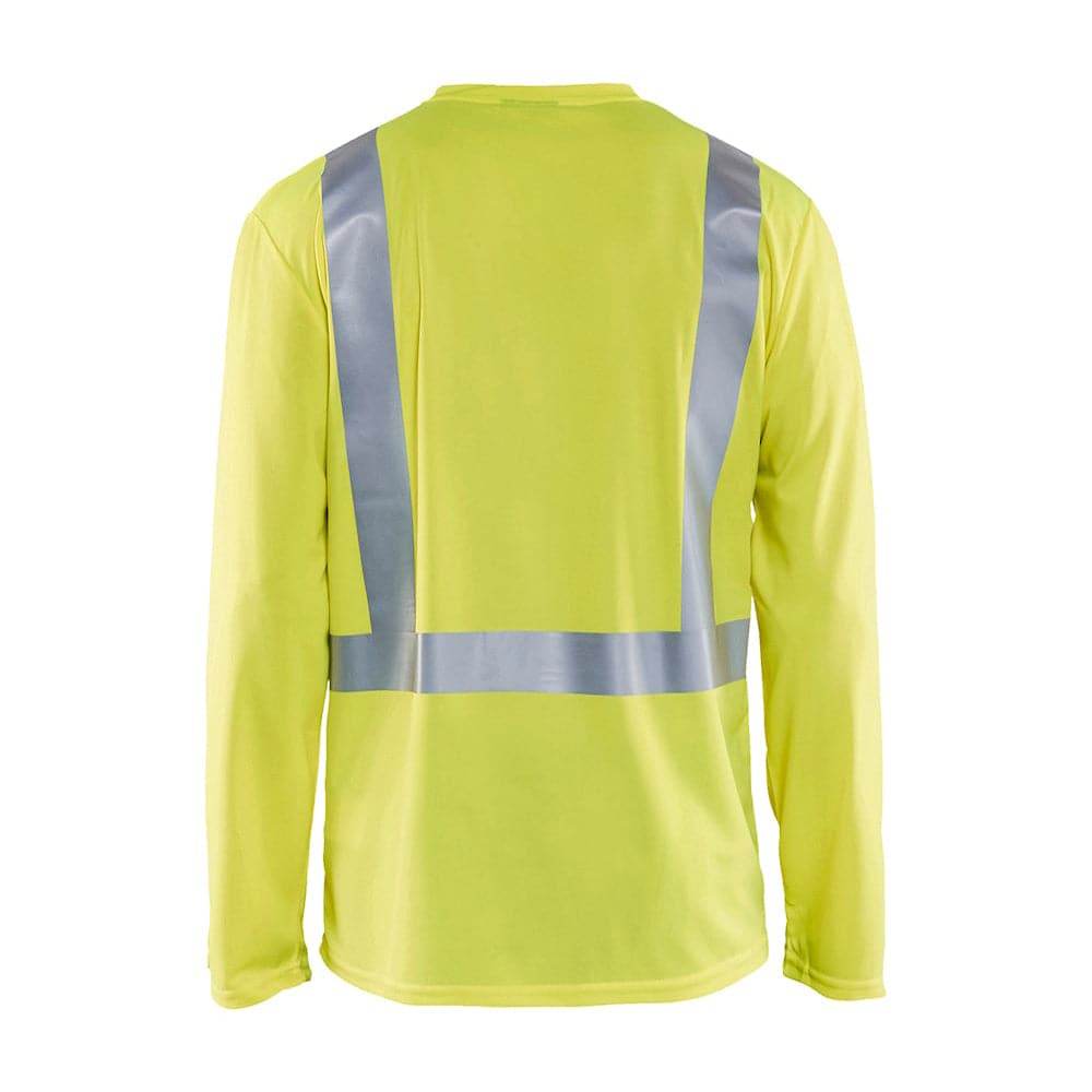 Blaklader 3386 Hi-Vis UV-Protected Long Sleeve V-Neck T-Shirt