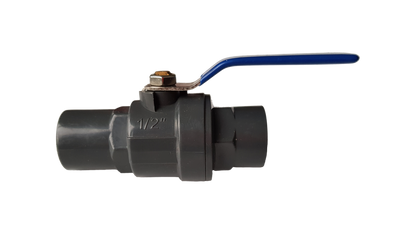 PP 3/4" BSPF Stopcock with Stainless Steel Ball Valve and Handle