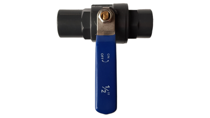 PP 1" BSPF Stopcock with Stainless Steel Ball Valve and Handle
