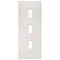 Ely White Primed 3 Glazed Light Panels Internal Door - All Sizes