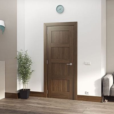 Coventry Walnut Prefinished Internal Door - All Sizes