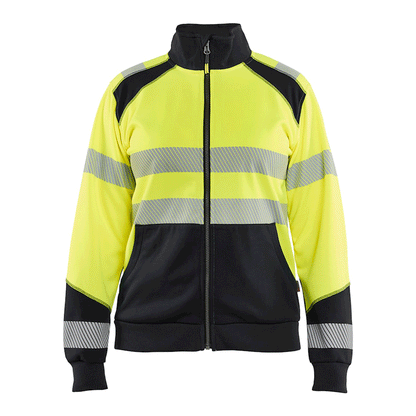 Blaklader 3508 Women's Hi-Vis Full Zip Sweatshirt