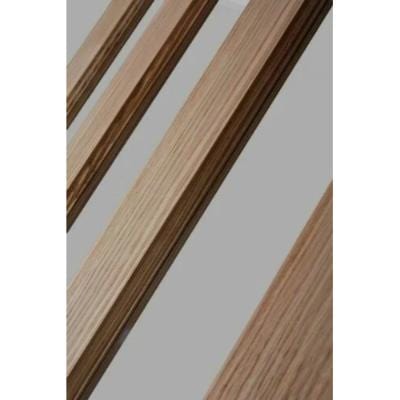 Modern 3 Panel Oak Clear Glazed Unfinished Internal Door - All Sizes