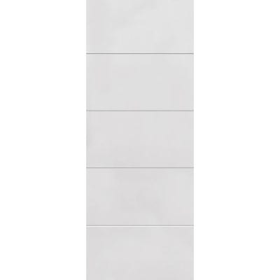 4 Line Horizontal Primed Internal Door - All Sizes