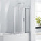 Aquaglass 3mm Bath Screen with 4 Folding Panels - 1400 x 850mm