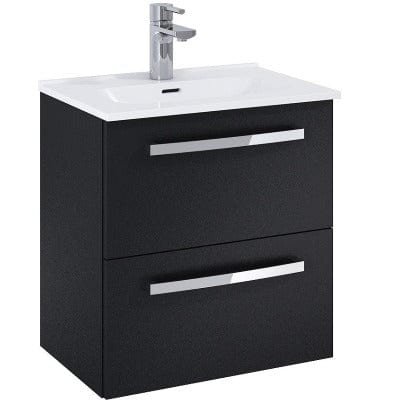 Aquatrend - 2 Drawer Wall Hung Base Unit & Basin - All Colours