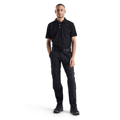Blaklader 1448 Industry Stretch Kneepad Trousers Black