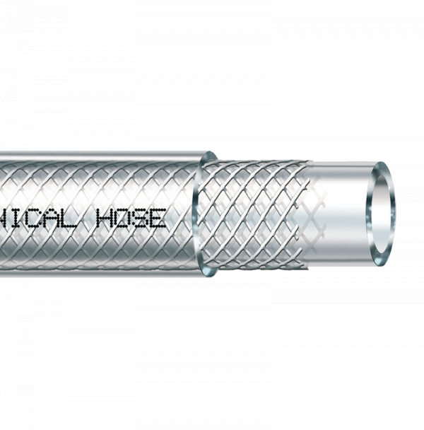 Clear Braided PVC Pipe 6mm*2.5mm
