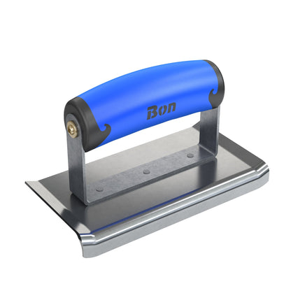 Bon Tool Curved End Concrete Edger - Comfort Wave Handle