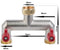 Two Way Tap Splitter Brass 3/4" BSP