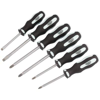 Pound Thru' Soft Grip Screwdriver Set (6 Piece)
