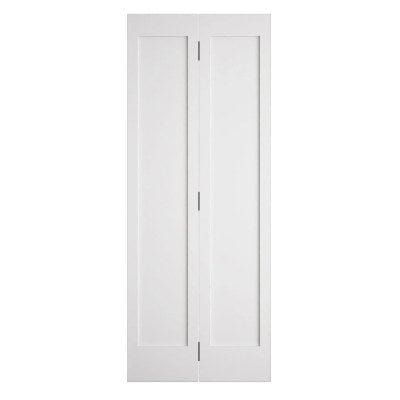 Shaker 2 Panel White Primed Panel Bi-Fold Internal Door 1981 x 762mm