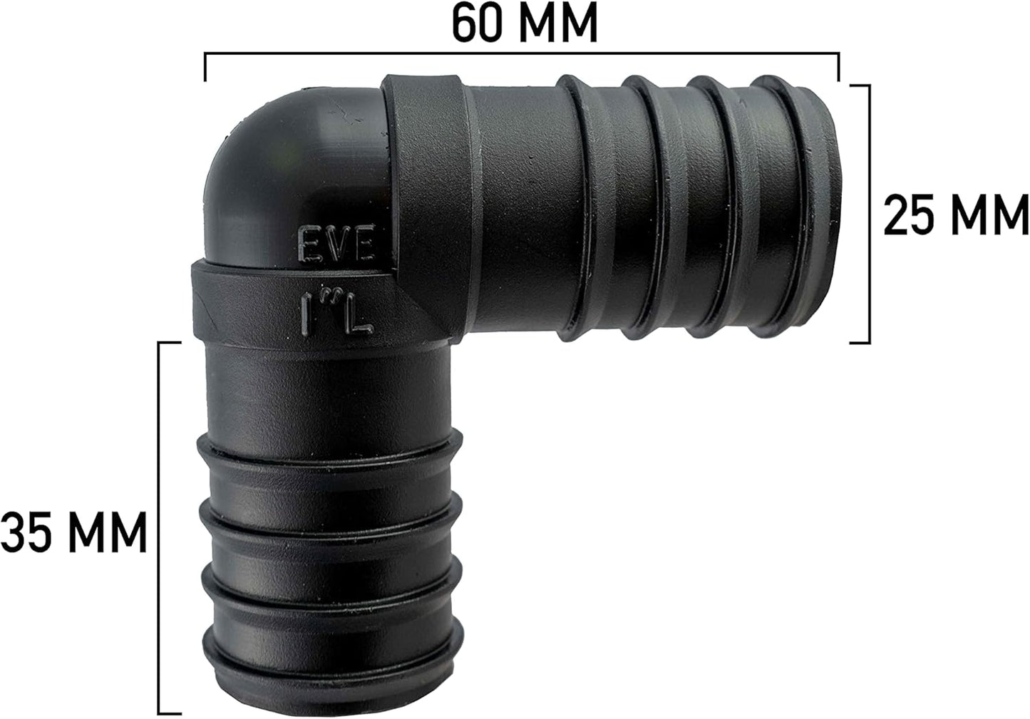 Pond Elbow Connector 25mm