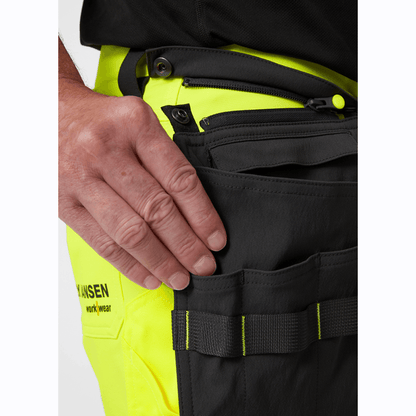 Helly Hansen 77503 ICU Hi-Vis Construction Shorts, Class 1
