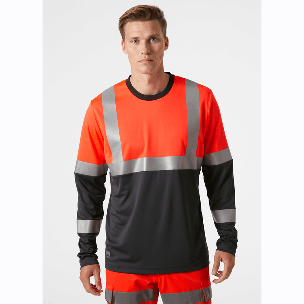 Helly Hansen 79255 Addvis Hi-Vis Longsleeve T-Shirt Top Class 1