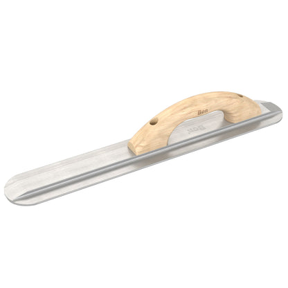 Bon Tool Round End Magnesium Float - Wood Handle