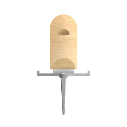 Bon Tool Red Line Vegas Hand Groover - Serrated - Wood Handle (82-839)
