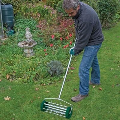 Draper Rolling Lawn Aerator Spiked Drum