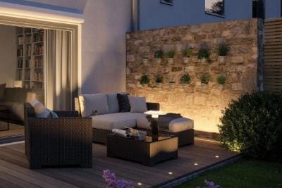 Outdoor Plug & Shine Recessed Light Bar
