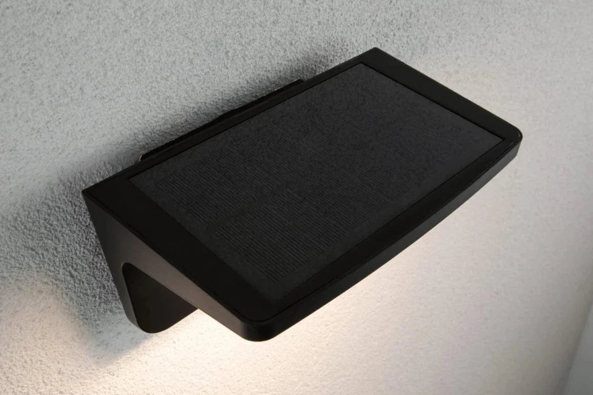 Outdoor Solar Wall Lum. Cyrus 600lm IP44 3000K PIR and Orientation Light