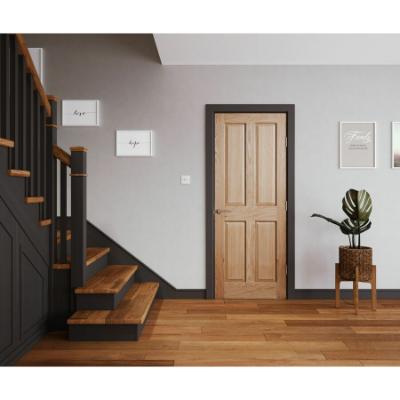 Victorian 4 Panel Oak Panel Unfinished Internal Door - All Sizes