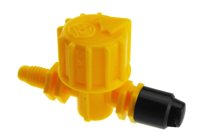 Antelco Vari-Jet™ 90° Black Cap/ Yellow Base