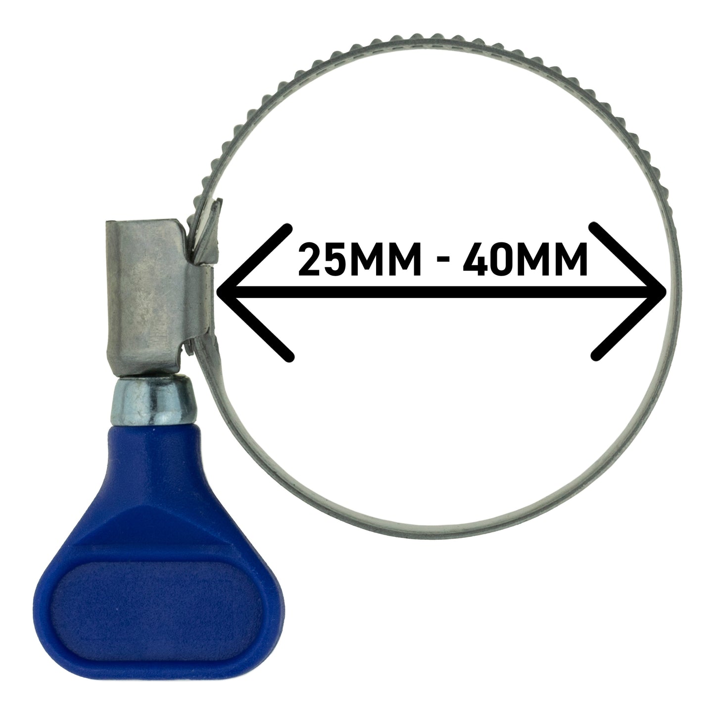 A2 Grip Hose Clip 25mm-40mm - Adjustable 304 Stainless Steel Duct Clamps Hose Pipe Clamps Air Ducting Clamp Worm Drive Hose Clamps