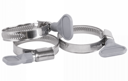 A2 Grip Hose Clip 70mm-90mm - Adjustable 304 Stainless Steel Duct Clamps Hose Pipe Clamps Air Ducting Clamp Worm Drive Hose Clamps
