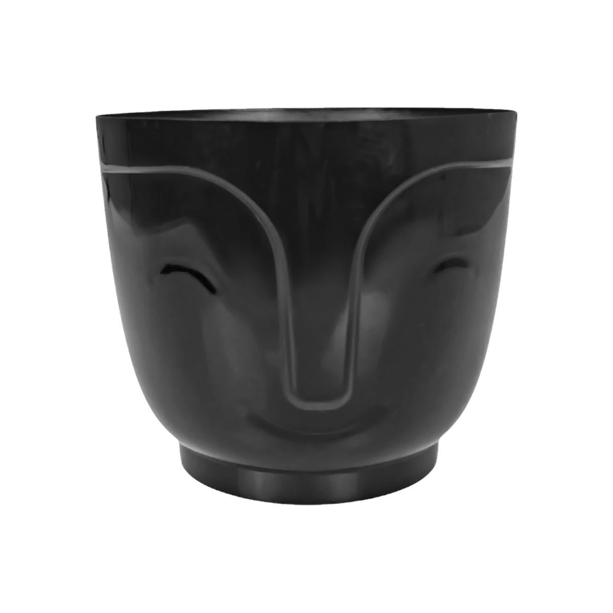 Atena Pot Without Hole 140mm Black
