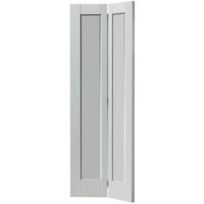 Antigua White Primed Bi Fold Internal Door - 1981mm x 762mm