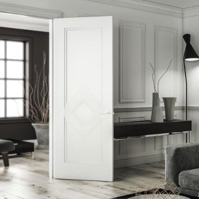 Ascot White Primed Internal Door - All Sizes