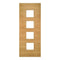Augusta Oak Prefinished Internal Glazed Door - All Sizes