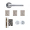 Augustus Matt Polished Chrome Bathroom Kit