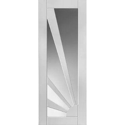Aurora White Primed Glazed Internal Door - All Sizes