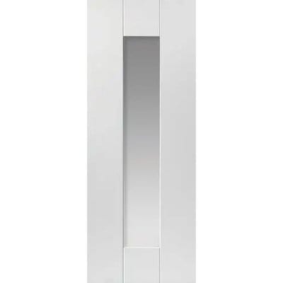 Axis White Primed Glazed Shaker Internal Door - All Sizes