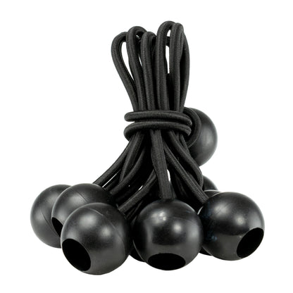 Bungee Ball Mix Black 4" 6" 10" Pack of 30