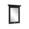Matt Black Flat Mirror - All Sizes
