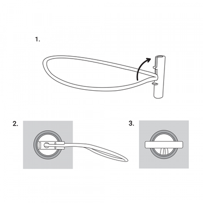 Bungee Cord with T Bar 8" - Pack of 10