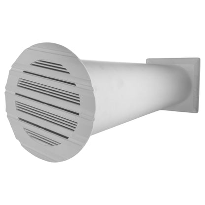 Through Wall Ventilation Kit Round Bella Vent with White External Vent