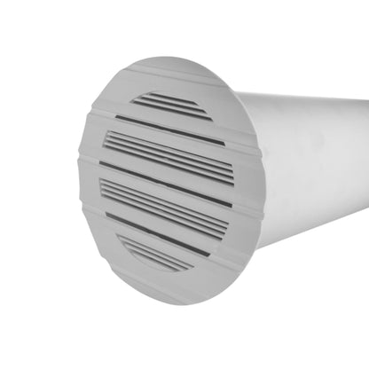 Through Wall Ventilation Kit Round Bella Vent with White External Vent