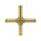 Brass Cross Joiner 6mm