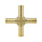 Brass Cross Joiner 8mm