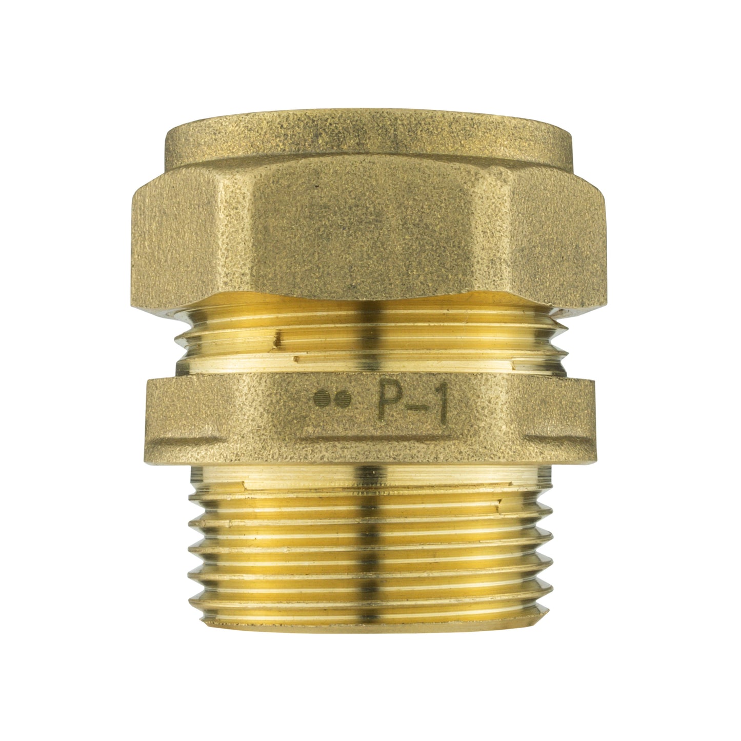 IBC 2” S60X6 Cap with Brass Compression Straight ¾” BSP – 22mm