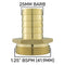 Brass Straight Joiner 25mm - 1.25" BSPM