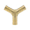 Brass Tee Y Connector 10mm